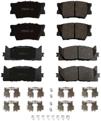 Amazon.com: PM Auto Set of 8 Front-Rear Ceramic Brake Pad For 2007-2017 ...