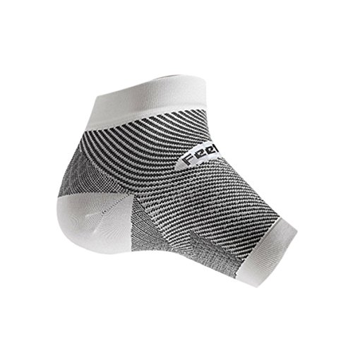 Feetures! PF Sleeve Socks, Medium, White