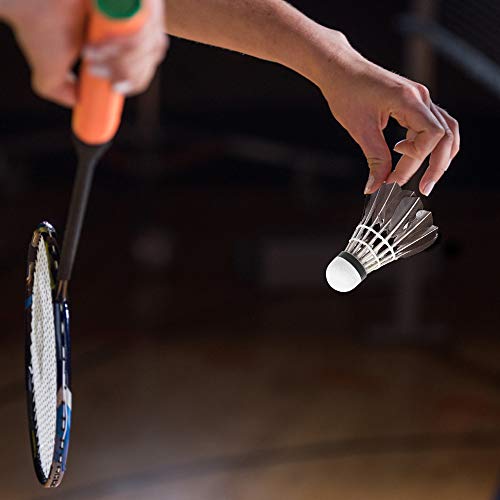 Andoer 12 pçs/barril Duck Feather Badminton volantes Indoor Sports Training Badminton Birdies Balls