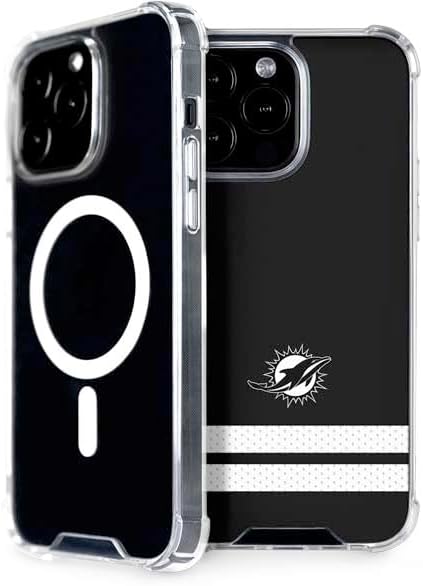 Skinit Phone Case Compatible with MagSafe iPhone 15 Pro Max - Officially Licensed NFL Miami Dolphins Shutout Design