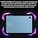 YESTEL Tablet 10 inch Android 11 Ultra-Strong Tablets Octa-Core | 4GB RAM 64GB ROM | FHD1920x1200 | 8000mAh | 13MP + 5MP| Bluetooth Keyboard | Wireless Mouse and More - Metal Blue