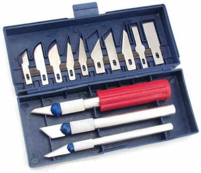 13 Pcs Multifunction Precision Hobby Knife Grave Stencil Scribing Razor Tool Kit