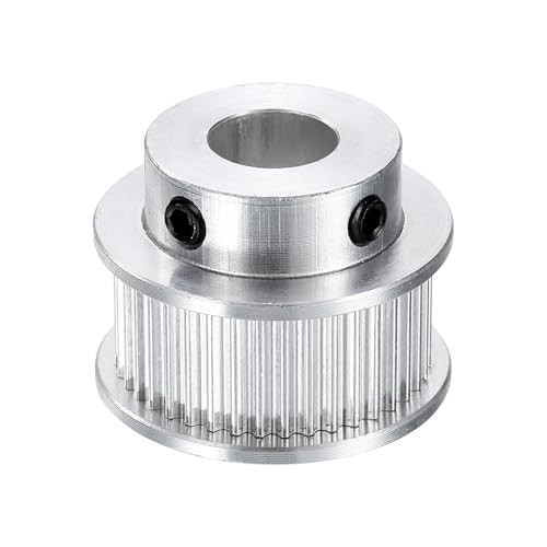 sourcing map GT-2 40T Pulley Synchronous Wheel 10mm Bore, Aluminum Timing Pulley 40 Teeth, Fit Width 10mm Timing Belt for 3D Printer CNC Machine