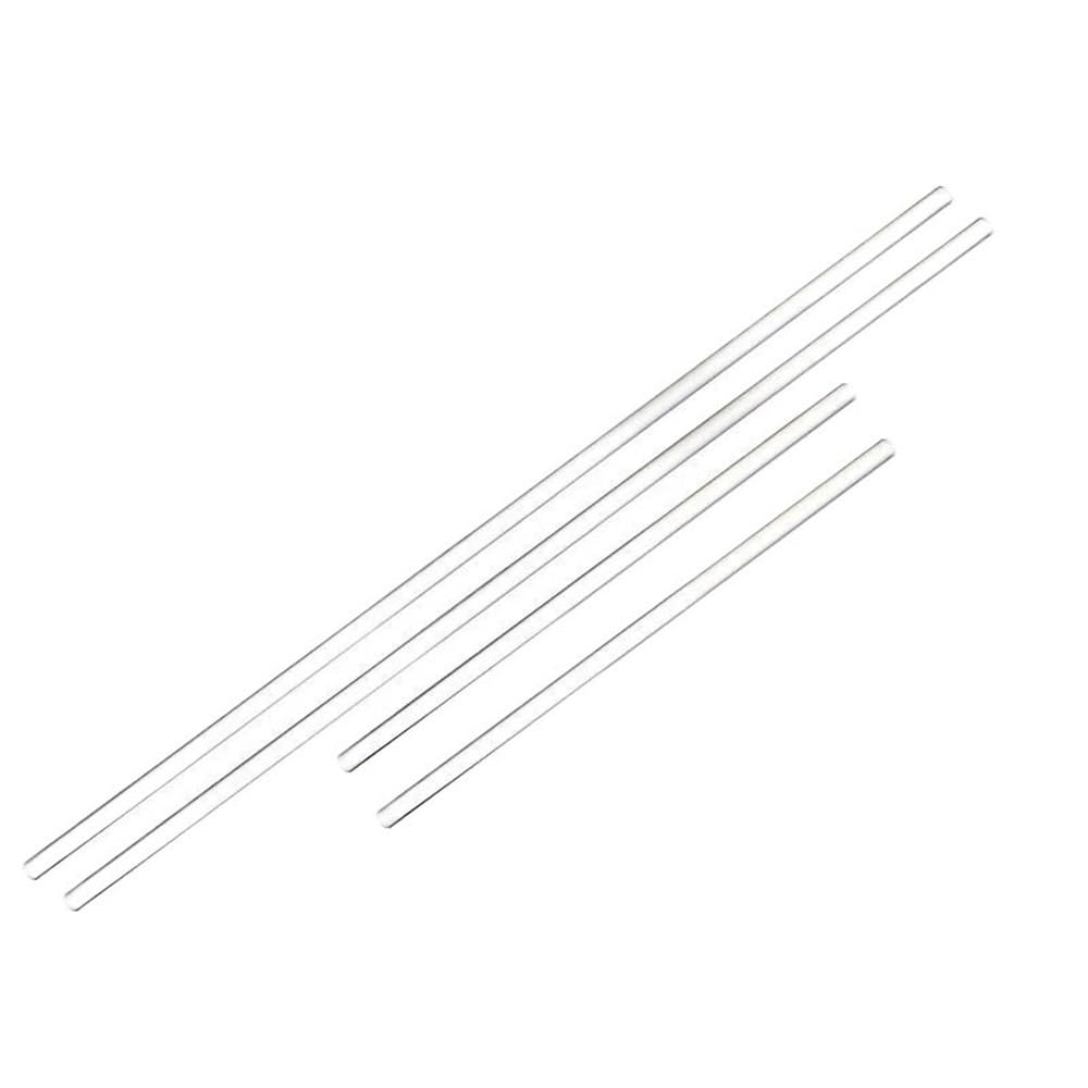 Bacchette di vetro con estremità arrotondata, agitatori sperimentali in borosilicato da 400 mm a 150 mm for laboratori didattici(10x200mm)