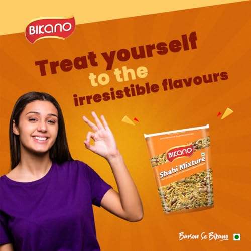 Image of Bikano Shahi Mixture Namkeen| Crunchy Dry Fruits Peas & Peanuts| Crunchy & Tasty, 1000g Pack