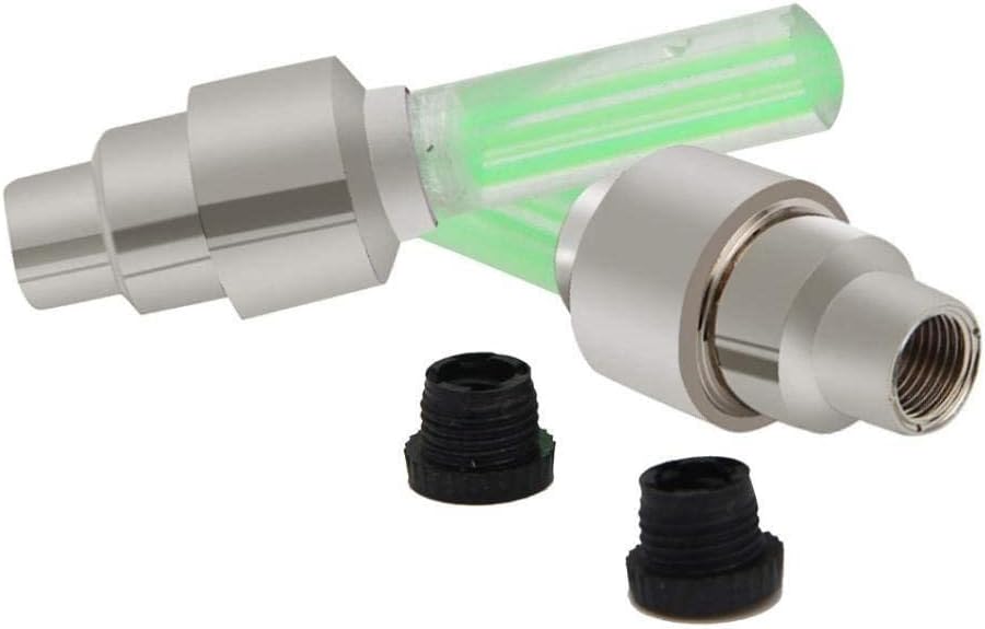 LED Flashlight Lamp Tire Wheel Valve Sealing Caps
