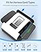 ADZERD Automatic Card Shuffler for 1-2 Decks with Dual Auto/Manual Modes, USB-C Rechargeable, Quiet Operation, Compatible with UNO, Poker, Mahjong, Bridge, Rummy, Skip-Bo, Phase 10 & More - White