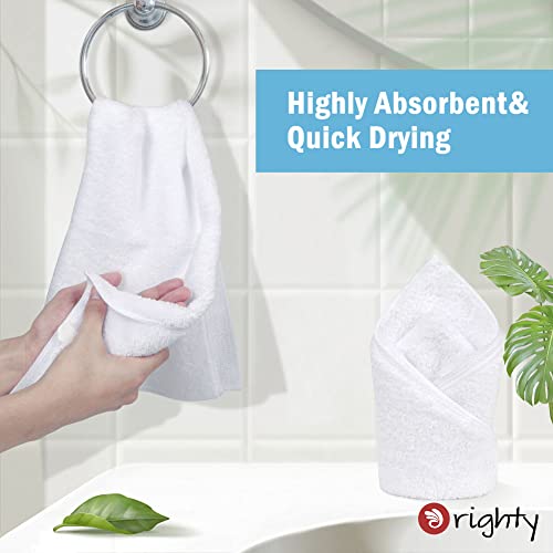 Orighty 6-Pack White Hand Towels - Quick Drying & Absorbent Microfibre Bathroom Hand Towel 16x28 inches - Lightweight & Thin White Towels - Multi Purpose for Gym, SPA, Hotel & Bathroom - Cosy Home Interiors Orighty 6-Pack White Hand Towels - Quick Drying & Absorbent Microfibre Bathroom Hand Towel 16x28 inches - Lightweight & Thin White Towels - Multi Purpose for Gym, SPA, Hotel & Bathroom - Image 3