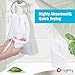 Orighty 6-Pack White Hand Towels - Quick Drying & Absorbent Microfiber Gym Towels 16x28 inches - Lightweight & Thin White Yoga Towel - Multi-Purpose Camping Towel for SPA, Hotel & Bathroom