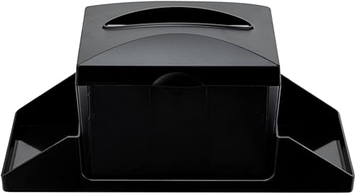 Miniatura 2 de Restaurantware Servilletero de 7 x 6.5 pulgadas, 1 dispensador de servilletas rectangular - Mesa, fácil acceso, dispensador de servilletas