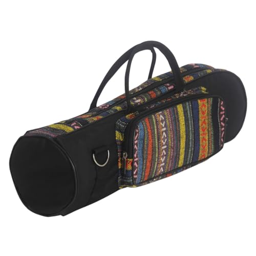 FAVOMOTO Ethnic Design Trumpet Case Oxford Cloth Bag for 3-key Trumpet Soft Carrying Case Double Zippers
