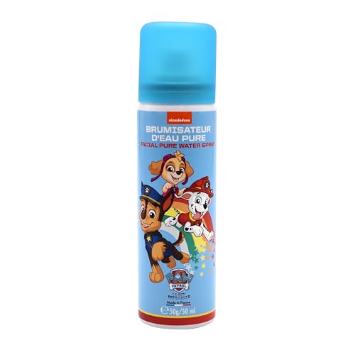 Paw Patrol Facial Pure Water Spray – Hydrating Face Mist with Aqua, Soothing & Cooling for Sensitive Skin, Dermatologically Tested – Refreshing Mist for Kids & Adults, Ideal for Daily Use, 50ml