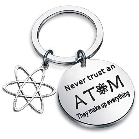 FUSTMW Atomic Science Symbol Keychain Gift Cover