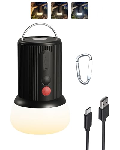 EZVALO LED Rechargeable Camping Lantern, 6000mAh Emergency