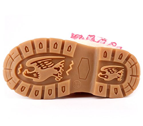Image of Femizee Girls Boys Warm Winter Boots Kids Outdoor Snow Boots(Toddler /Little Kid)