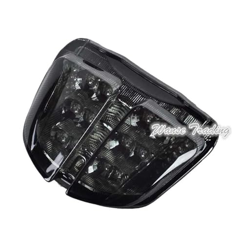 Feu arrière pour GSXR600 GSXR750 2006 2007 LED argenté avec clignotants moto