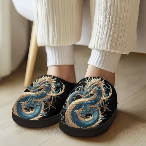House Slippers for Adults Bedroom Slippers Women Men House Shoes4