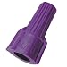 15 Pack Ideal Al/Cu Twister #65 Purple Wire Connectors Copper To Aluminum