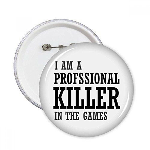 Jeux tueuses pins bouton décoratif pour veste et sac lors de vos soirées gaming