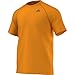 adidas Performance Men's Ultimate Short-Sleeve Crew Tee, X-Large, Medium Orange