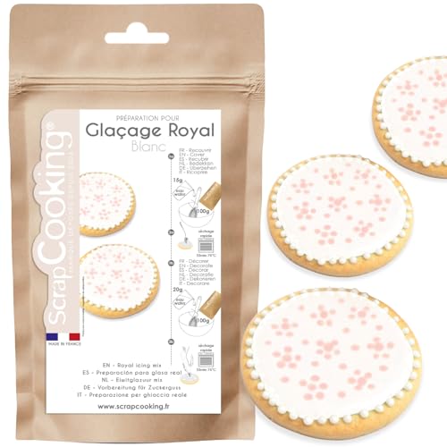 Scrapcooking Pot Mix Glaçage Royal Blanc 190 g