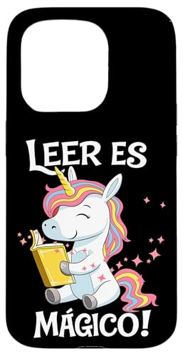 Leer Es Magico Unicornio Lector Diseno Lectura Infantil �X�}�z�P�[�X iPhone 15 Pro �p
