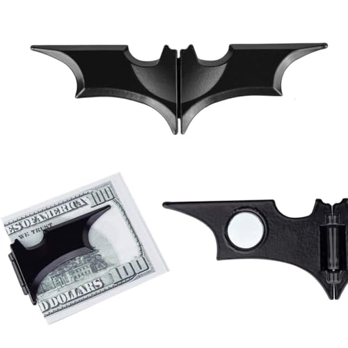 La Mejor Lista de Pinzas para billetes para Hombre favoritos de las personas. 50 Clip de Cartera de Murciélago, Cartera Clip Hombre, Clip de Dinero para Hombre, Clip Magnético Plegable Batman para Sujetar Billetes Color Negro Matte Clip Magnético Batman para...