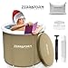 420L Large Ice Bath Tub Outdoor Cold Plunge Tub for Athletes & Fitness Lovers Ice Bathtub for Cold Water Therapy - Free Water Absorbent Mat, Inflatable Pillow & Waterproof Carry Bag (Wild Wonder) 420L Large Ice Bath Tub Outdoor Cold Plunge Tub for Athletes & Fitness Lovers Ice Bathtub for Cold Water Therapy - Free Water Absorbent Mat, Inflatable Pillow & Waterproof Carry Bag (Wild Wonder)