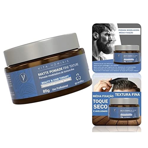 Matte Pomade Fine Texture Vita Hominis 85 g