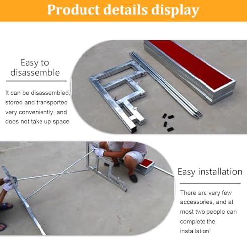 3-Tier Choral Risers for Choirs, Choir Singing Steps, Steel Staging Platform for Performances, Group Shot Stage Steps, Portable Risers for Events & Parties