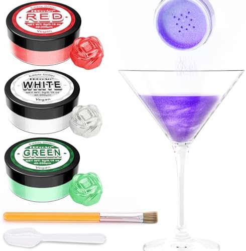 Edible Glitter Spray - Pink Luster Dust For Cake Decorating & Cocktails