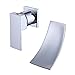 KES Wall Mount Bathroom Faucet Waterfall Lavatory Sink Faucet Single Handle Lead-Free BRASS Body and Stainless Steel Extra Wide Fallingwater Spout, L3200