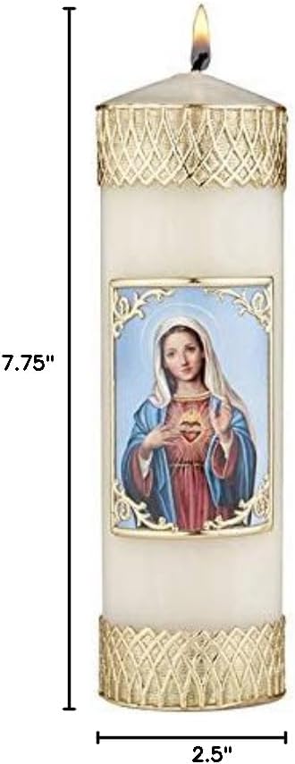 Devotional Candle - Immaculate Heart (Pack of 2)