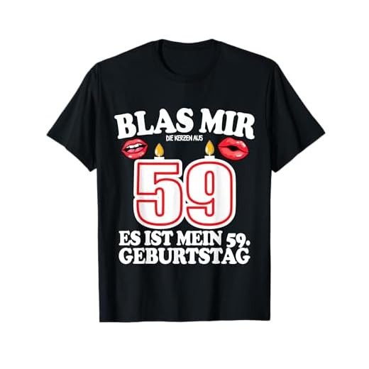 Hombre Me sopla las velas de 59 cumpleaños hombre divertido divertido Camiseta