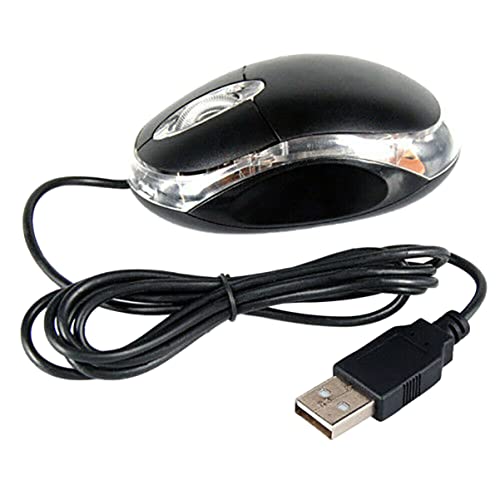 Mobestech Professional Office Mouse Dpi Optical Usb Mouse Ergonomic Design Wired for Pc Easy Connectivity