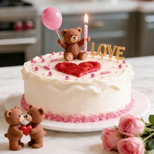 Valentines Sprinkles, Rose Gold Pearl Sugar Sprinkles for Cake Decorating, 150g/5.29oz Mix Size, Candy Pearl Sprinkles for Cake Decorations, Cupcake, Cookie, Foodgrade Topper, Wedding Party Supplies