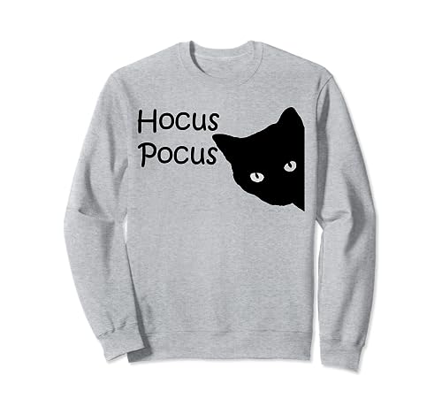 T-shirt Halloween Hocus Pocus Cat Ghost Witch Tee Felpa