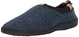 Acorn Women's Explorer Water Repellent Moc Slipper with Adjustable Toggle, Navy Blue Heather, Large