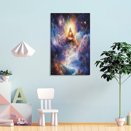 Affiche Jésus murale déco salon impression sur toile 40x60 - 4