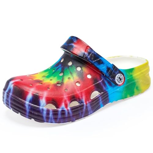 Image of Kids Boys&Girls Black Camouflage Clogs Children's Beach Shoes Classic Marbled Tie Dye Clog Little Kid
