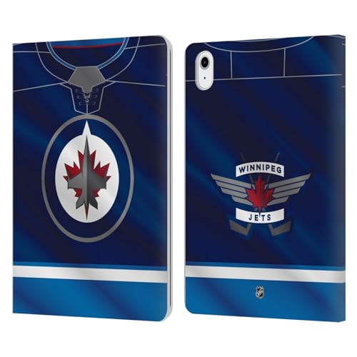 Étui portefeuille iPad Air 11 Winnipeg Jets antichoc en cuir NHL
