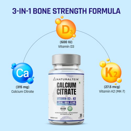 Image of Naturaltein Bone & Muscle Support Duo | Calcium + Magnesium Wellness Combo