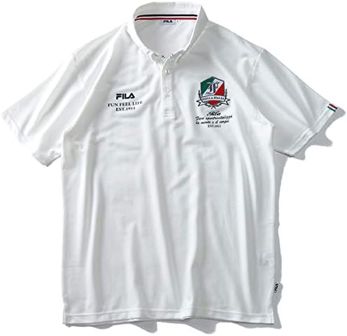Amazon Fila フィラ 半袖 ゴルフ ポロシャツ Fm4866 大きいサイズ メンズ 01 ホワイト 6l シャツ 通販