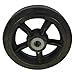 Wheel,10in X 2.5in Mold-on Rubber