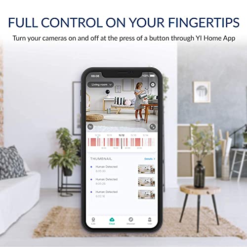 Yi 1080P Home Camera Dome Pet Security Camera Bundle #TOP3