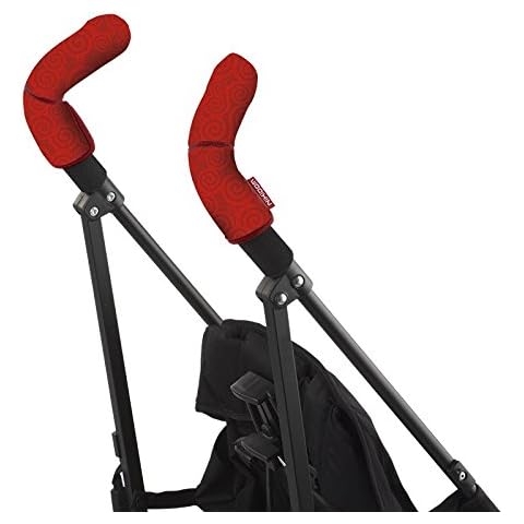 Nikidom - Mobile Buggy Handlebar Open Red Waves Red Cover