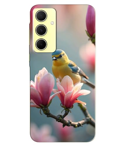 Image of Sparrow Birds Nature Printed Hard Back Case Cover Compatible for Samsung Galaxy A35 5G | Samsung A35 5G (Multicolor) - D1669