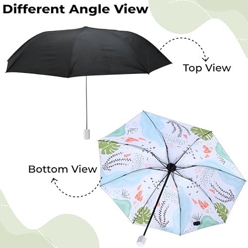 Image of Kraptick Printed Travel Umbrella for Rain, UV, Wind Proof, Water-Proof Umbrella for Men /Women /Boys /Girls /Kids (UMBR-02)