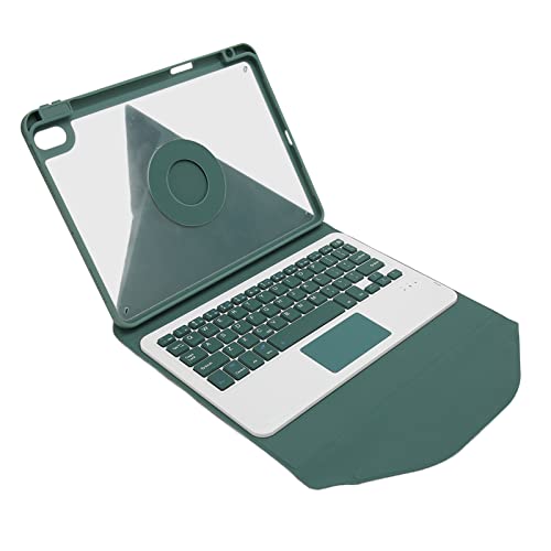 Clavier sans fil détachable pour tablette iOS Pro 11 pouces avec étui tactile élégant vert