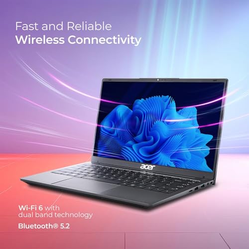 Image of acer Aspire 3 Intel Core i3 12th Gen 1215U - (8 GB /512 GB SSD /Windows 11 Home) A324-51 Thin and Light Laptop (14 Inch Full HD LED-Backlit IPS Display, Steel Gray, MS Office, 1.45 Kg)